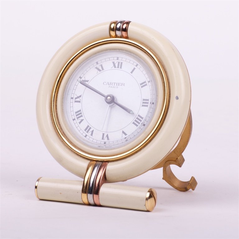 Desk quartz clock with alarm "Cartier". — image 1