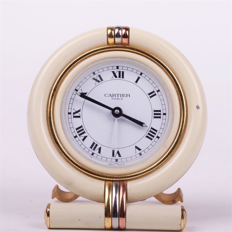 Desk quartz clock with alarm "Cartier". — image 2