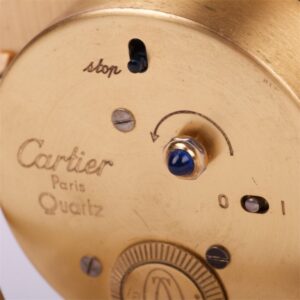 Desk quartz clock with alarm "Cartier". — image 4