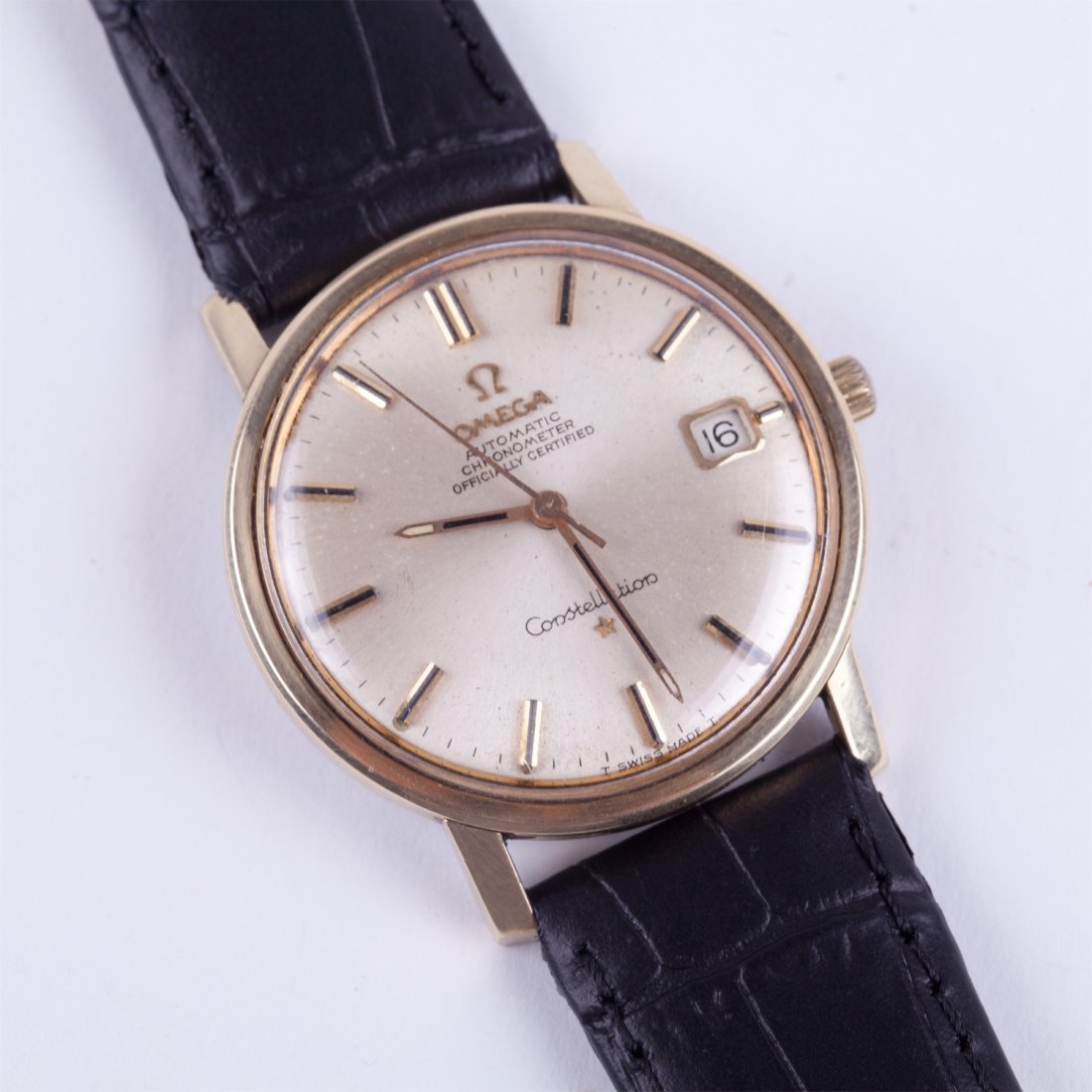 Omega Constellation Pie Pan stainless steel/gold — image 1
