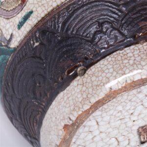 Three Chinese painted and glazed faience vases — image 11