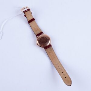"Omega" calender automatic gold 18k wristwatch. — image 3
