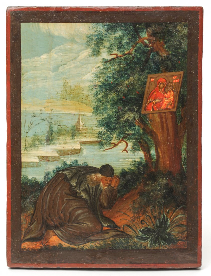 Russian 18 century icon. — image 1