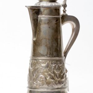 Russian Faberge silver jar. — image 1