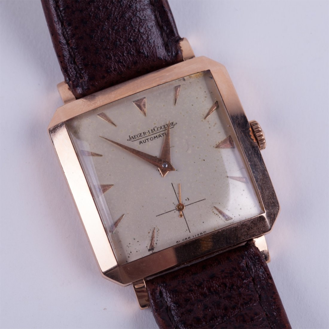 "Jaeger Le Coultre" rectangular automatic gold 18k — image 1
