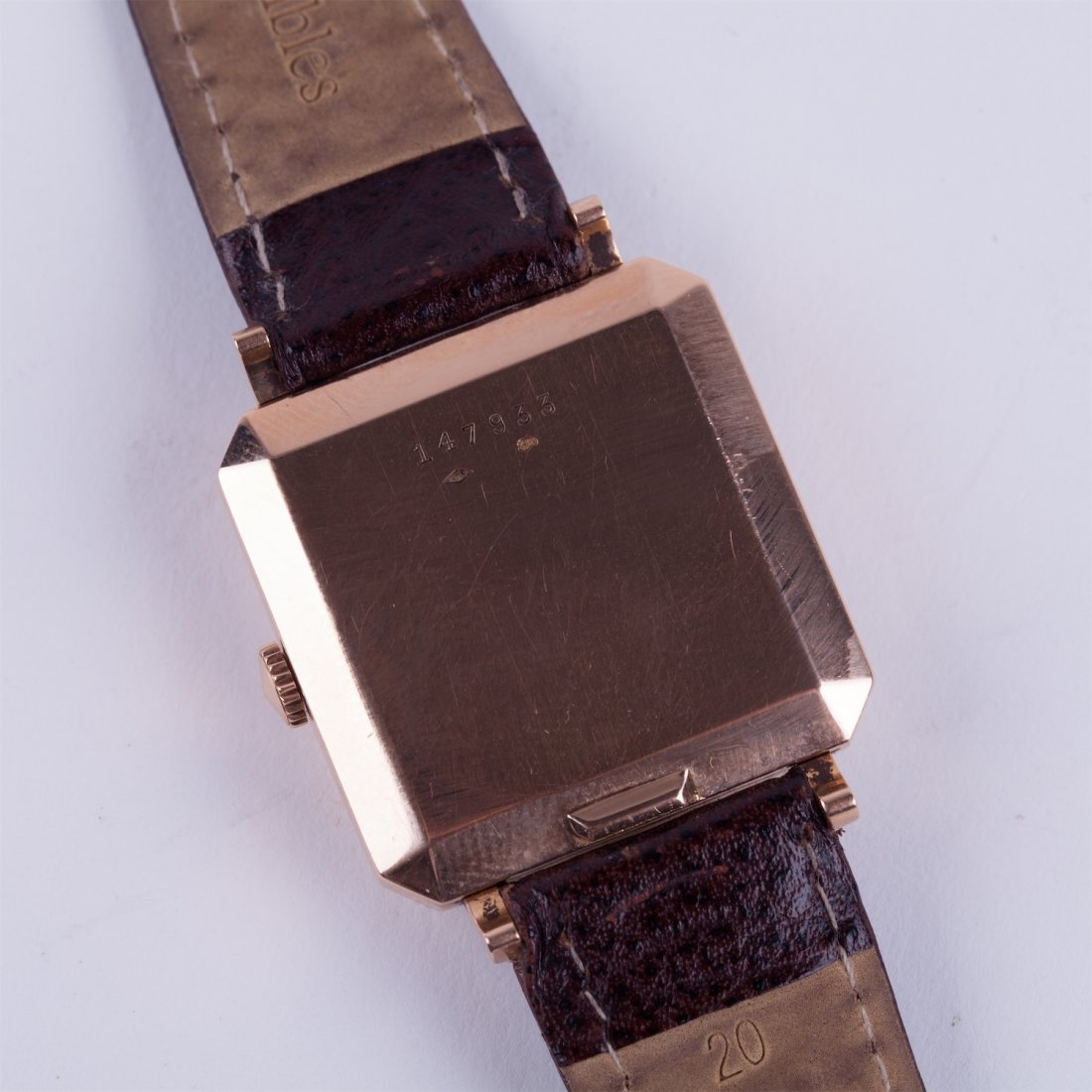 "Jaeger Le Coultre" rectangular automatic gold 18k — image 7