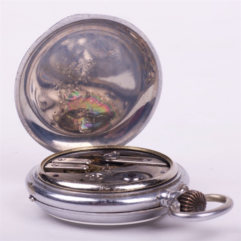 Triple calender with moonphase pocket watch. — image 4