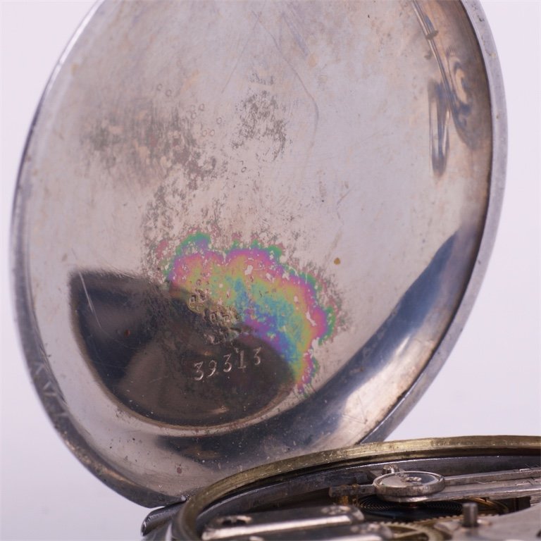 Triple calender with moonphase pocket watch. — image 5