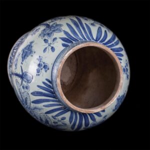 A pair of antique Foo Dog Chinese temple jars — image 10