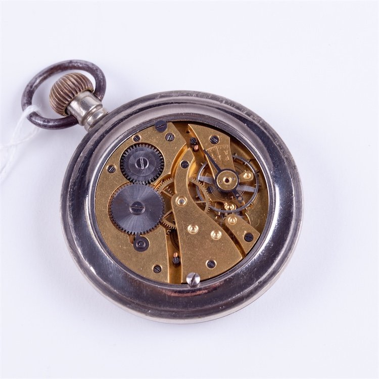 Pocket watch steel screw back case. — image 2