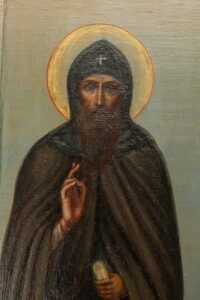Russian icon with silver and enamel riza. — image 4