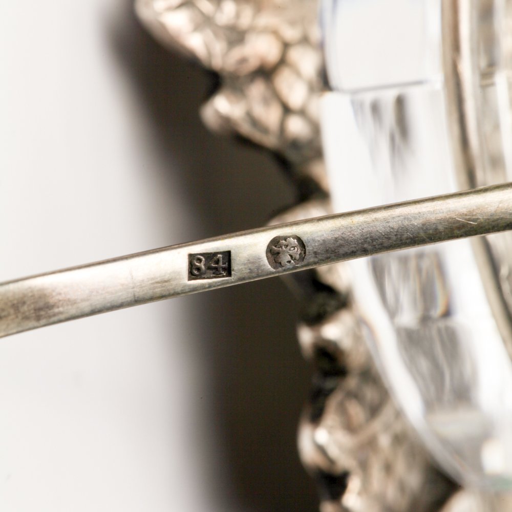 Russian silver sauce boat. — image 6