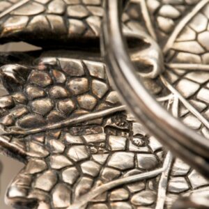 Russian silver sauce boat. — image 7