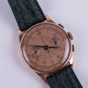 Big Size Gold 18k telemetry chronograph wristwatch. — image 1