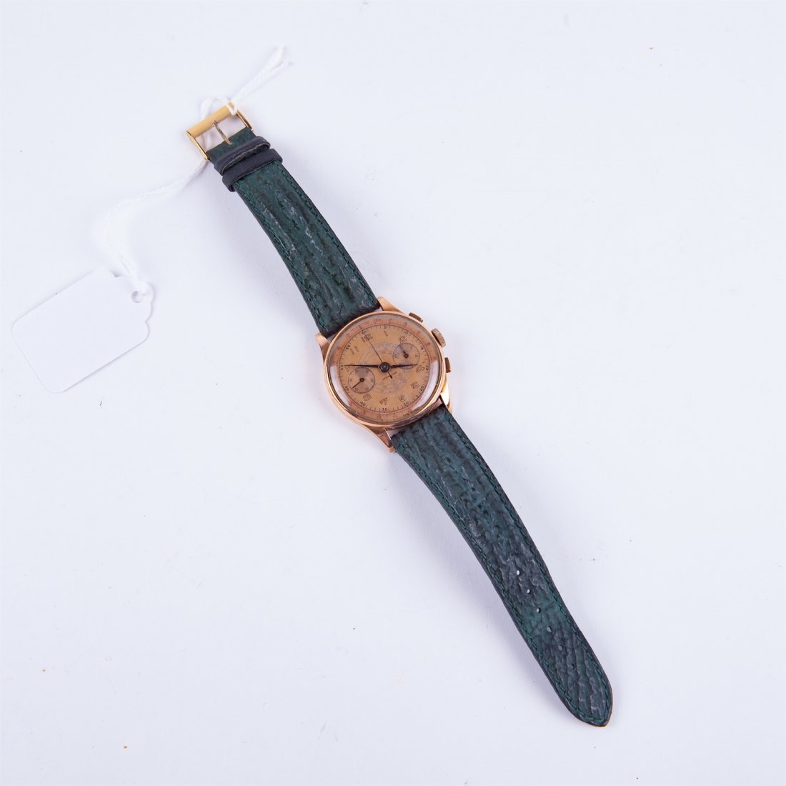 Big Size Gold 18k telemetry chronograph wristwatch. — image 2