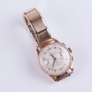 Gold 18k "Chronographe Suisse" chronograph wristwatch. — image 1