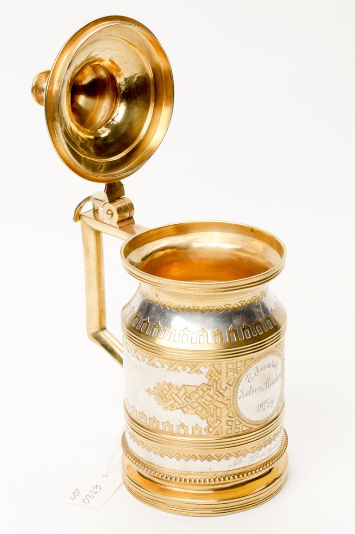 Russian silver tankard. — image 3