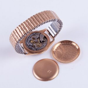 Gold 18k "Chronographe Suisse" chronograph wristwatch. — image 4
