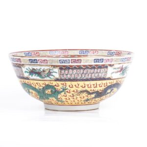 Old Chinese painted porcelain bowl — image 2