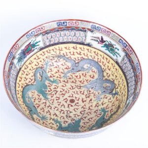 Old Chinese painted porcelain bowl — image 3
