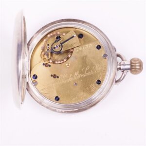 Silver pocket watch. — image 3