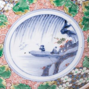 Antique Chinese fruit bowl on legs — image 4