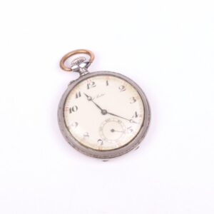 Metal pocket watch "Paul Buhre Le Loucle". — image 1