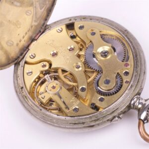 Metal pocket watch "Paul Buhre Le Loucle". — image 6
