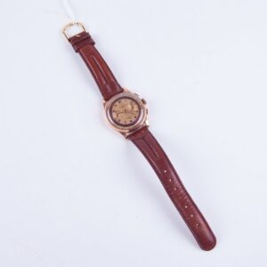 Gold 18k "Chronographe Suisse" chronograph wristwatch. — image 2