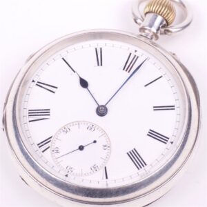 Silver pocket watch "Manchester". — image 2