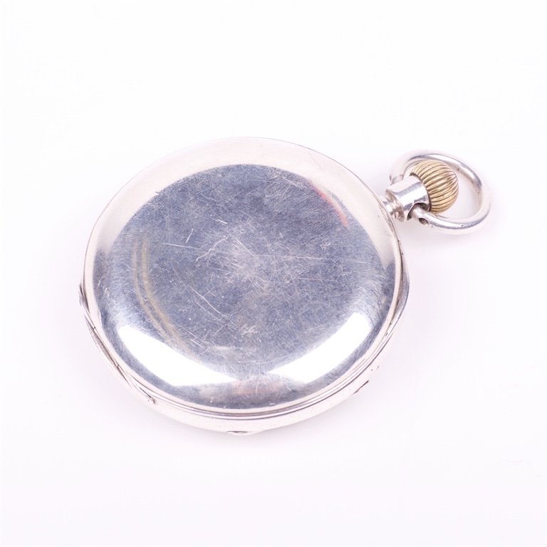Silver pocket watch "Manchester". — image 3