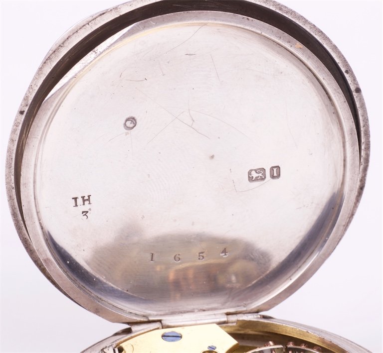 Silver pocket watch "Manchester". — image 6