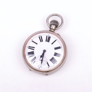 Metal military pocket watch. — image 1