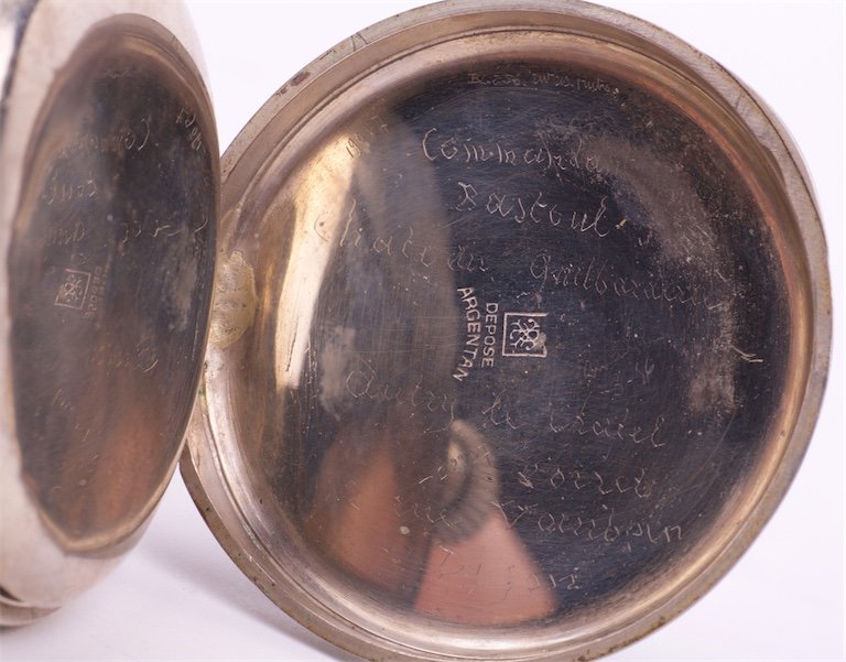 Metal military pocket watch. — image 4