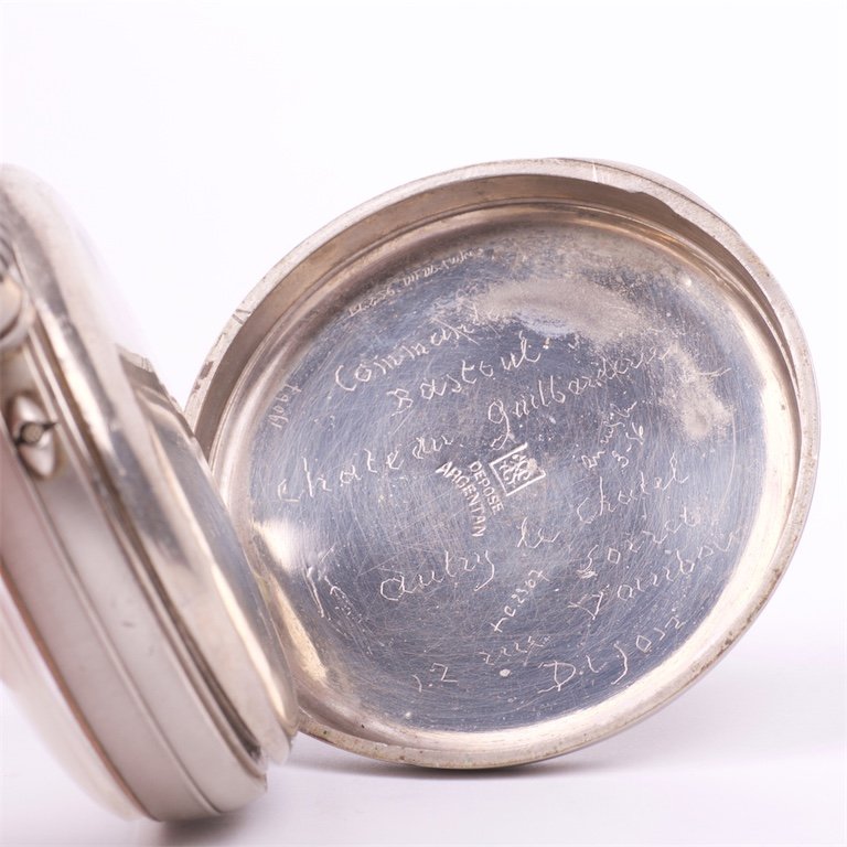 Metal military pocket watch. — image 5