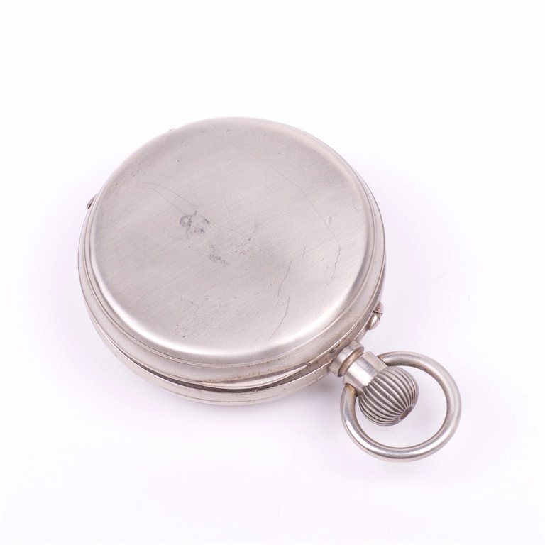 Metal military pocket watch. — image 8