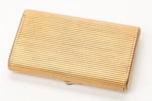 Russian steel and gold cigarette case. — image 2