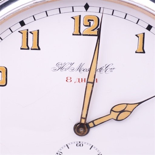 Rare eight days very large pocket watch Henry Moser. — image 5
