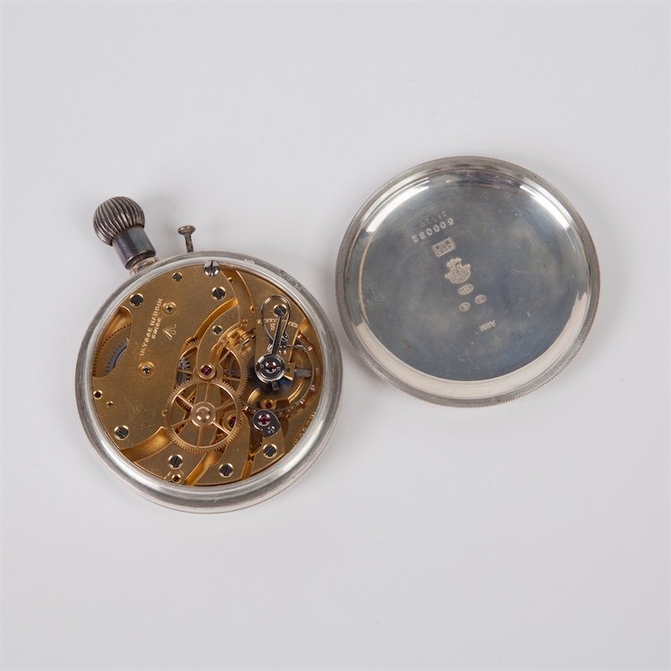 Marine Silver Chronometer Watch Ulysse Nardin. — image 7
