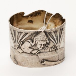 Russian silver napkin ring. — image 1