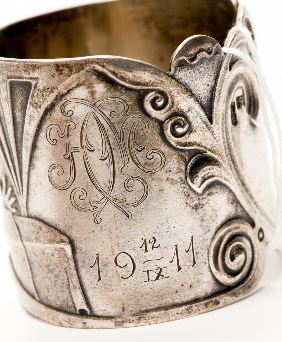Russian silver napkin ring. — image 3