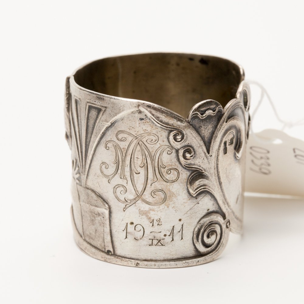 Russian silver napkin ring. — image 2