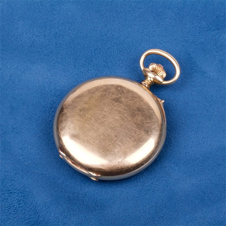 Gold pocket Watch with Chronograph "F. Auricoste" — image 4