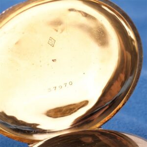 Gold pocket Watch with Chronograph "F. Auricoste" — image 6