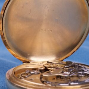 Gold pocket Watch with Chronograph "F. Auricoste" — image 8