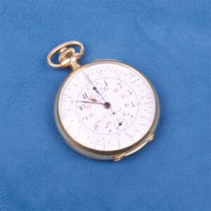 Gold pocket Watch with Chronograph. — image 1