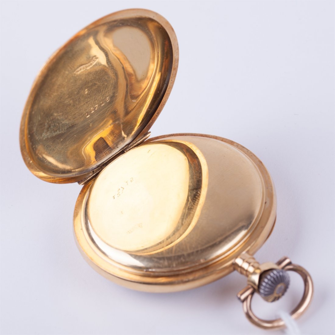Open face gold pocket watch "Zenith". — image 4