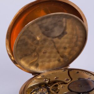 Open face gold pocket watch "Zenith". — image 6