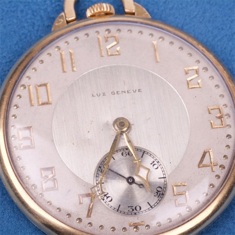 Gold pocket watch.18K. — image 2