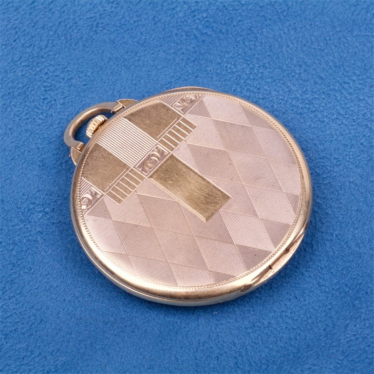 Gold pocket watch.18K. — image 3